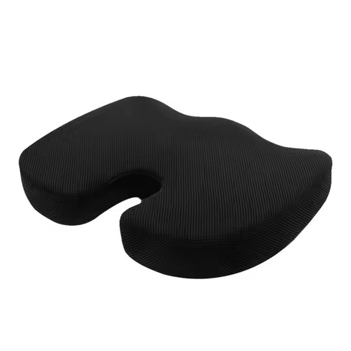 Memory Foam Gel Seat Cushion - for Office Chair, Car Seat, Airplane, Bleacher - Sciatica & Hip & Coccyx Pain Relief Desk Chair Cushion for Long Sitting Office Workers, Car Drivers