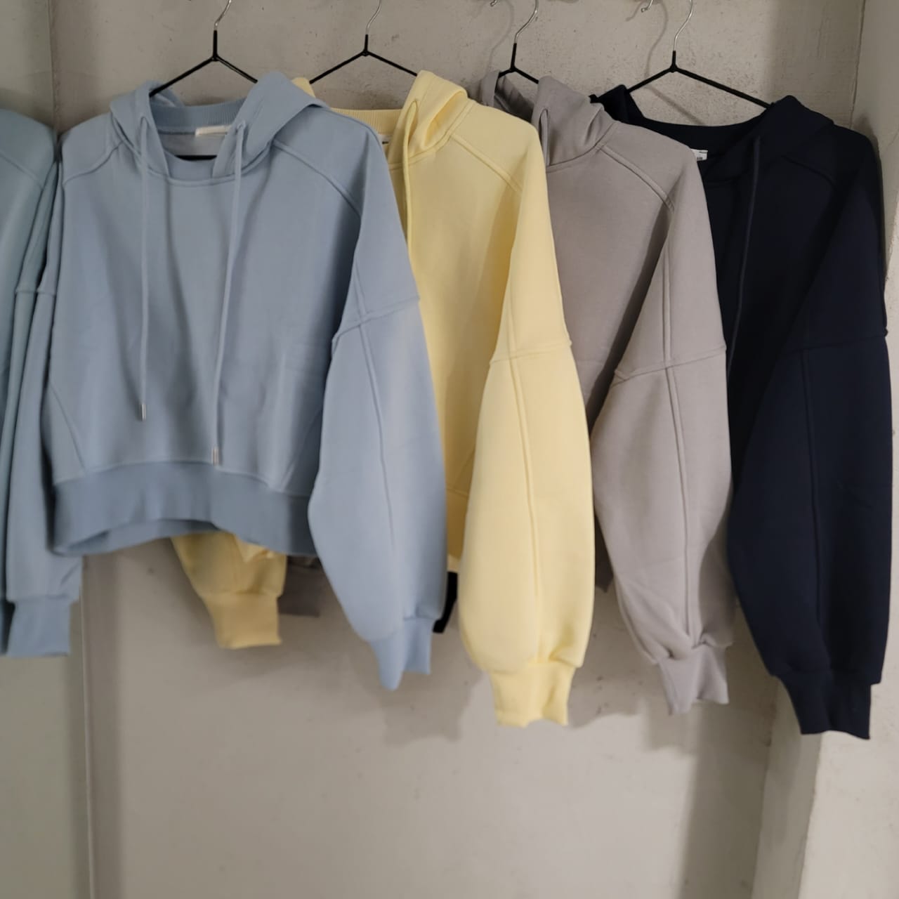 Quick Ease Crop Top Hoodies