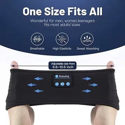 Sleep Headphones Wireless, Bluetooth Sports Headband Headphones with Ultra-Thin HD Stereo Speakers Perfect for Sleeping, Workout, Jogging, Yoga, Insomnia, Air Travel, Meditation
