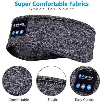 Sleep Headphones Wireless, Bluetooth Sports Headband Headphones with Ultra-Thin HD Stereo Speakers Perfect for Sleeping, Workout, Jogging, Yoga, Insomnia, Air Travel, Meditation