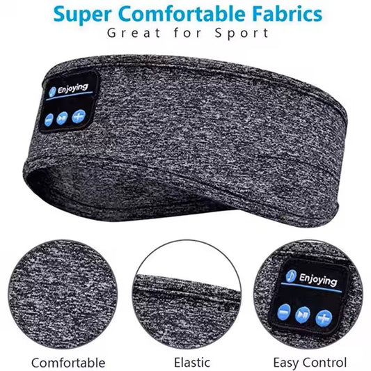 Sleep Headphones Wireless, Bluetooth Sports Headband Headphones with Ultra-Thin HD Stereo Speakers Perfect for Sleeping, Workout, Jogging, Yoga, Insomnia, Air Travel, Meditation