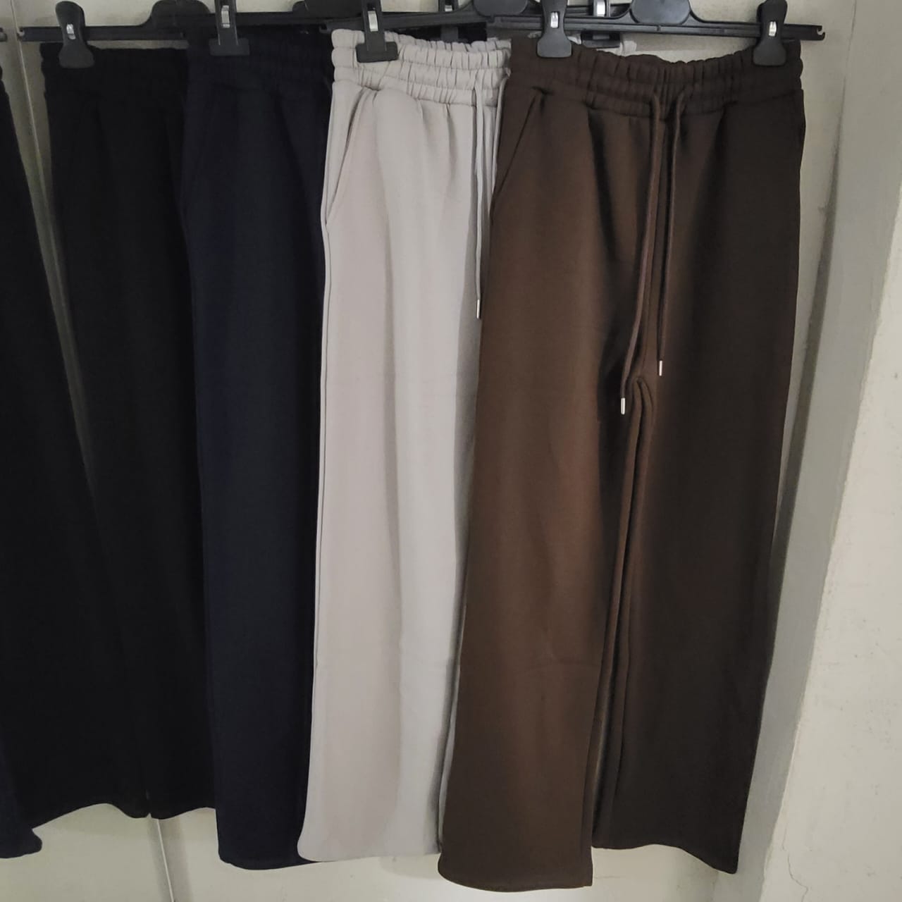 Quick Ease Sweatpants Wide Legs - Fleeced inside